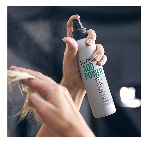 KMS ADDPOWER Thickening Spray Heat Protectant, 6.76 FL OZ - Picture 2 of 3